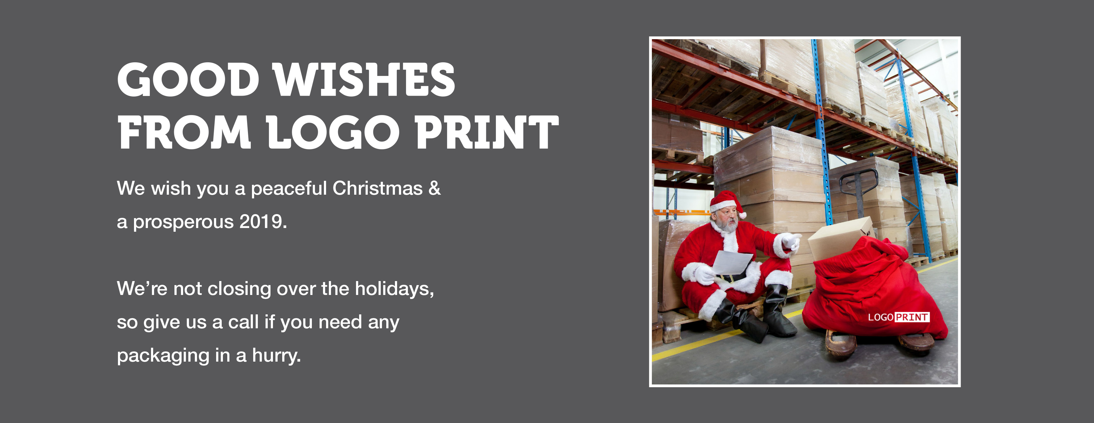 Good wishes from Logo Print