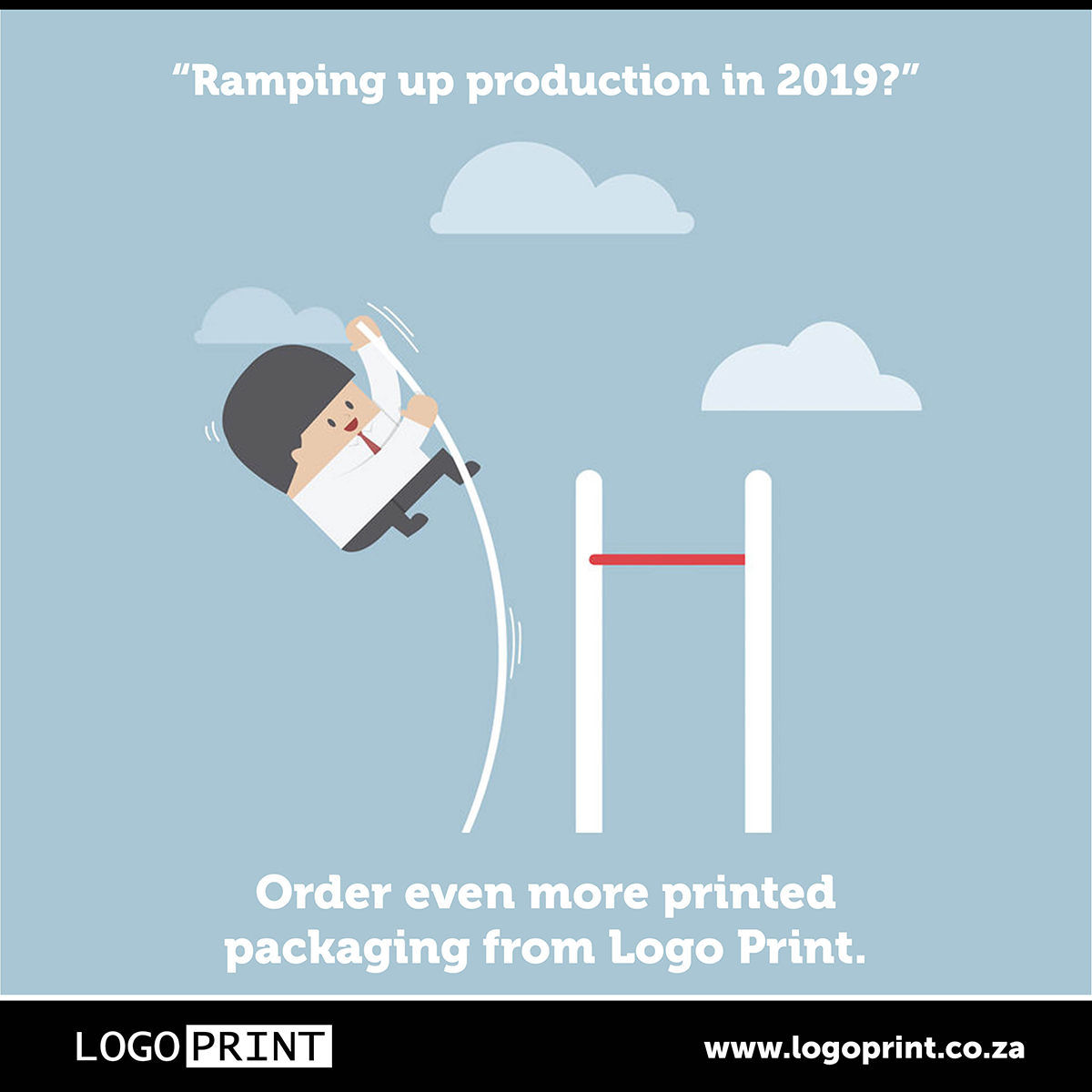 For quick printed packaging. www.logoprint.co.za